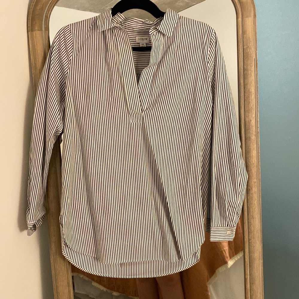 J. Crew striped tunic top (size XS)